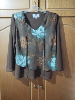 Blouse with muslin used, Cagalos M-L size, Greek manufacture