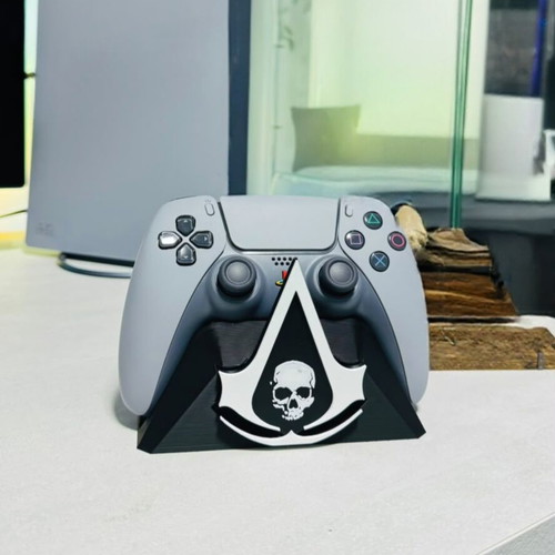 Ps5 Dualsense Stand with Black Flag Logo like new