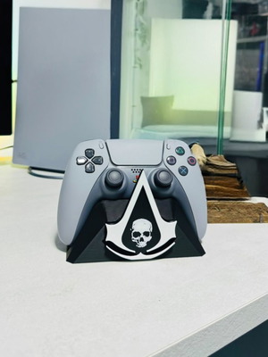 Ps5 Dualsense Stand with Black Flag Logo like new