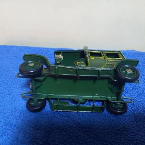 Handmade metal collectible car used