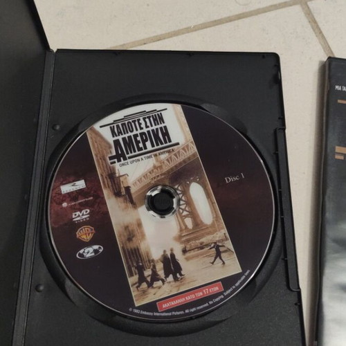 Once Upon a Time in America DVD used, parts 1 and 2 with subtitles