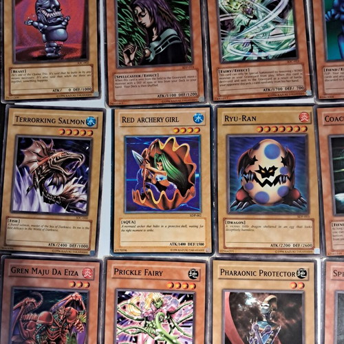 Yu-Gi-Oh! cards used, pack of 16