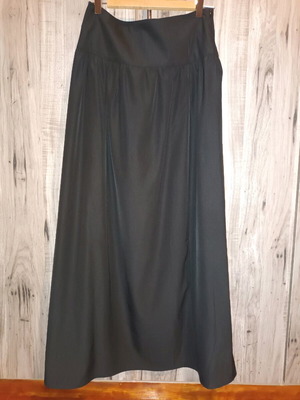 Pepaloves high-waisted black long skirt new, size S