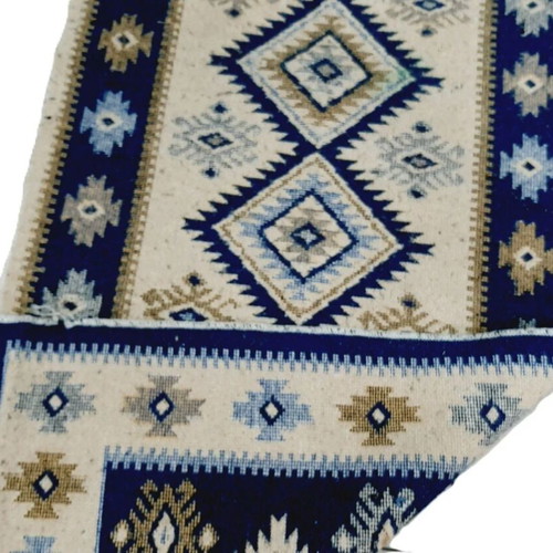 Vintage Bulgarian Wool Kilim Like New, Double-Sided 160x75 cm