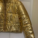 Statement jacket new, gold, oversized XL