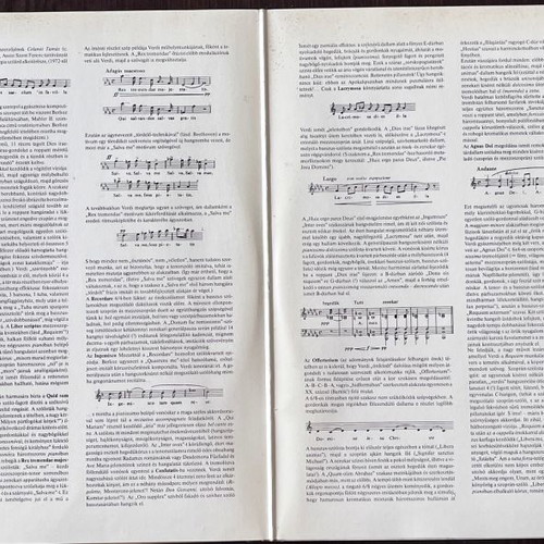 Verdi Requiem double LP used, classical music