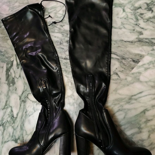 Celestino black over-the-knee boots new, sizes 36 37 41