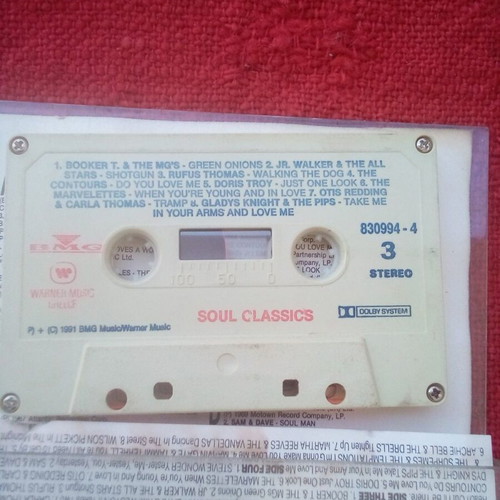 Soul Classics cassette tape used, R&B / Soul