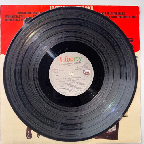 James Bond Greatest Hits LP used, Greek edition 1982, classic