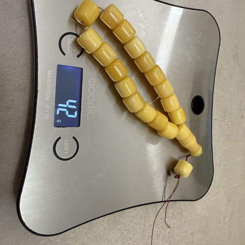 Begleri made of bakelite used, handmade worry beads