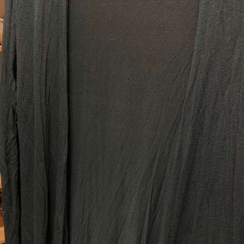 Toi & Moi Long Lightweight Cardigan Asymmetric Cypress Green Like New