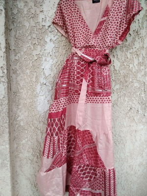 Authentic Indian dress one size, silk and viscose fabric