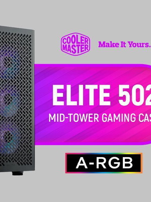 Cooler Master Elite 502 Midi Tower καινούργιο