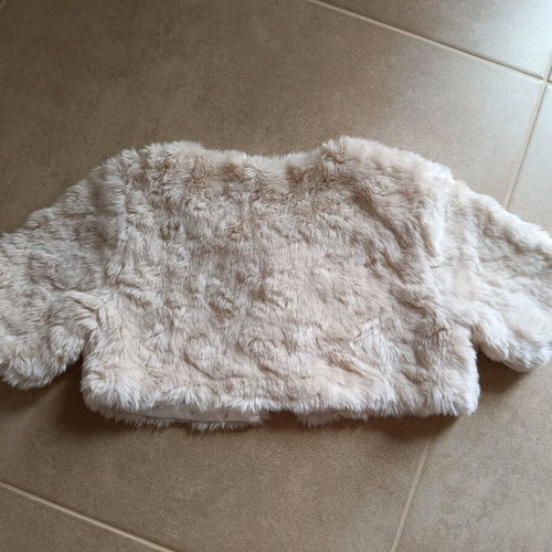 H&M Kids' Beige Fur Bolero Like New