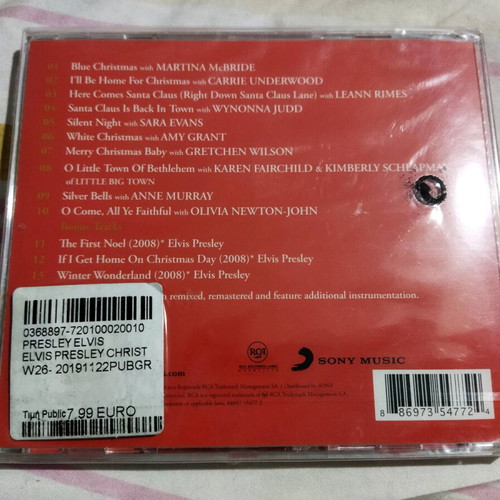 Elvis Presley Christmas Duets CD new