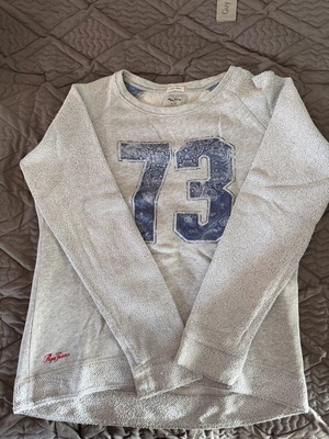 Pepe jeans μπλούζα μεταχειρισμένη, βαμβακερή, γκρι, large