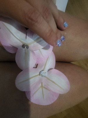 Orchids earrings new