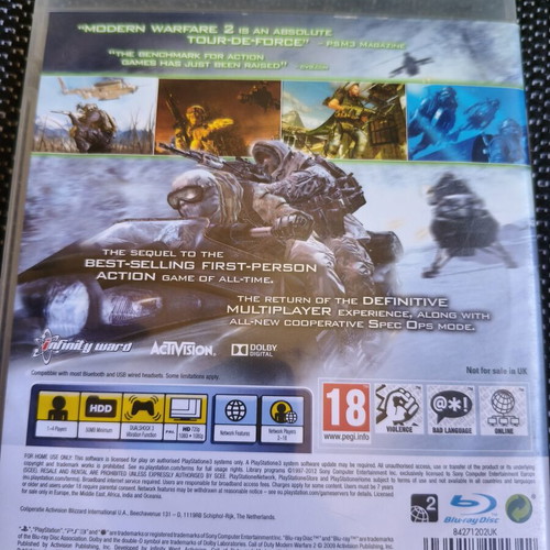 Call of Duty Modern Warfare 2 PS3 game used