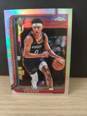 Jeremiah Fears 2025-26 Topps Chrome Skylight Refractor Rookie Card new