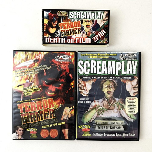 Screamplay and Terror Firmer 2pack DVD used, horror thriller