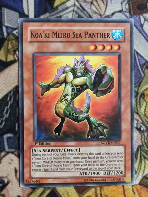 Koaki Meiru Sea Panther Effect Monster κάρτα σαν καινούργιο