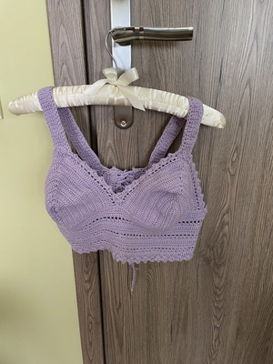 Handmade lilac top new