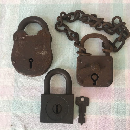 Old padlocks used