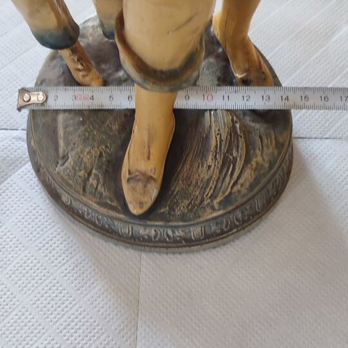 Vintage Italian Capodimonte statue signed F. Merli