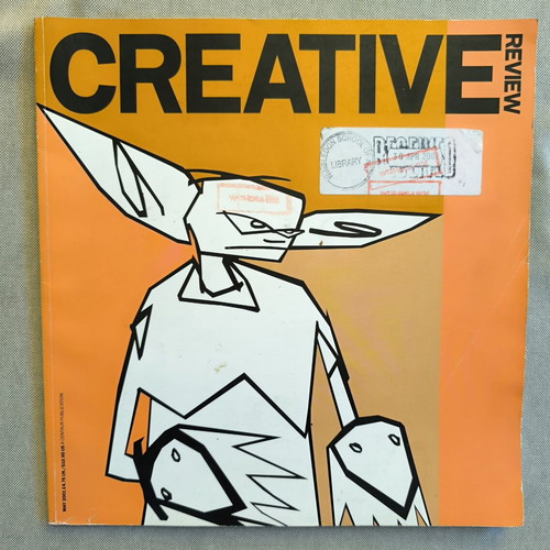 Creative Review May 2005 magazine used with Futura 2000 cover art