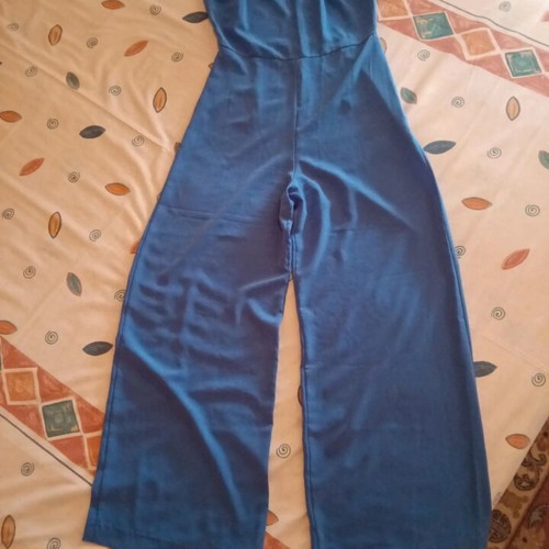 Lipsy polyester jumpsuit like new, size M/38, blue