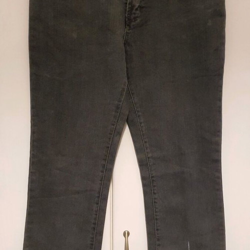 Handpainted denim vintage jeans black size XL