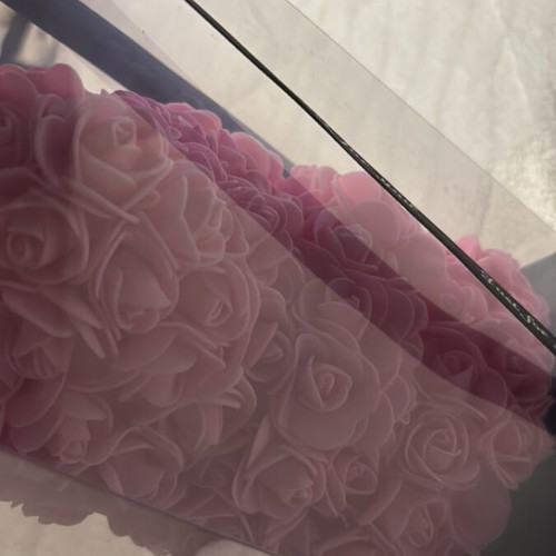 Decorative bear made of roses new