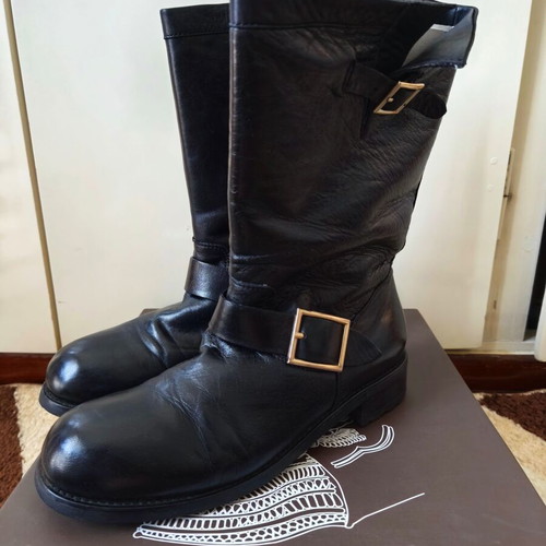 Ioannis women's boots like new, black, size 40, leather