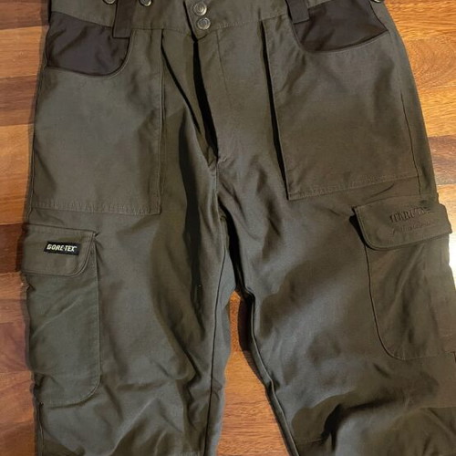 Harkila Scandinavia Complete Goretex Waterproof Hunting Pants like new, khaki, size 54