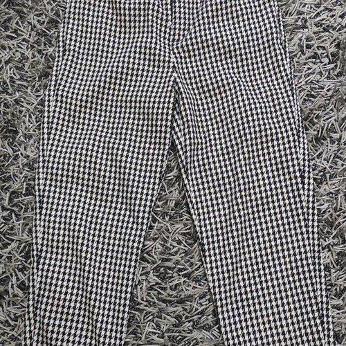 Stradivarius pants like new, black and white, size S