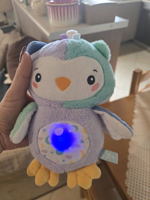 Clementoni baby sleep owl like new with light changes and sounds