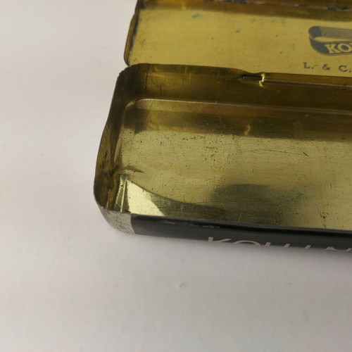 Old metal box Koh-I-Noor Hardtmuth used, empty #5477