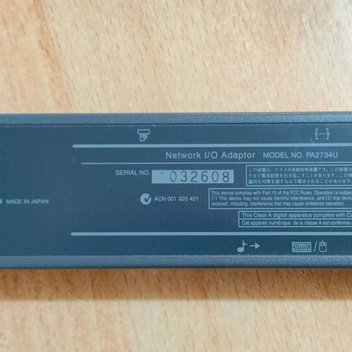 Toshiba PA2734U Docking Station Vintage Port Replicator like new