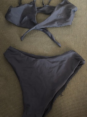 Brazilian bikini set like new, blue, size M