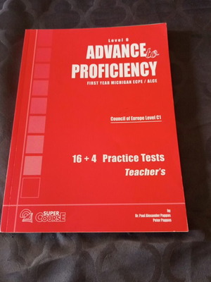 Advance to Proficiency Teacher's English book like new