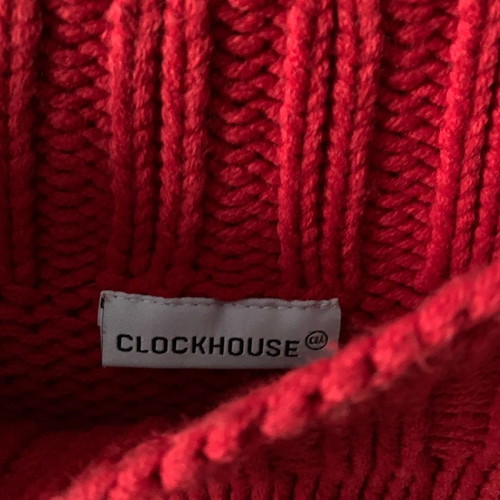 Clockhouse knitted blouse red