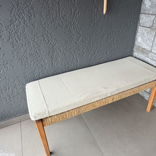 Rattan chair set with bench new