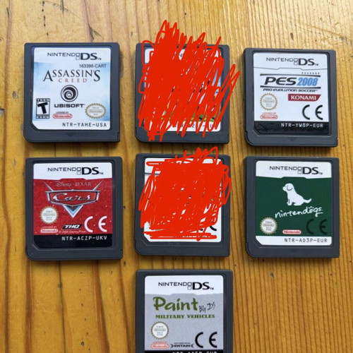 Nintendo DS game cartridges like new with Assassin's Creed and more