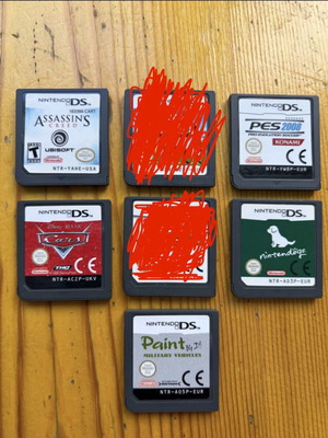 Nintendo DS game cartridges like new with Assassin's Creed and more
