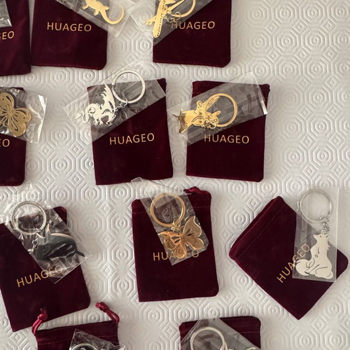 Huageo keychains new, pack of 19, ideal for gifts or christening favors