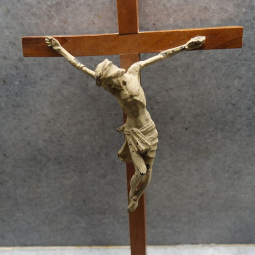 Crucifix used on wooden cross vintage