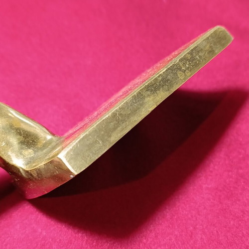 Vintage Meat Tenderizer used, brass