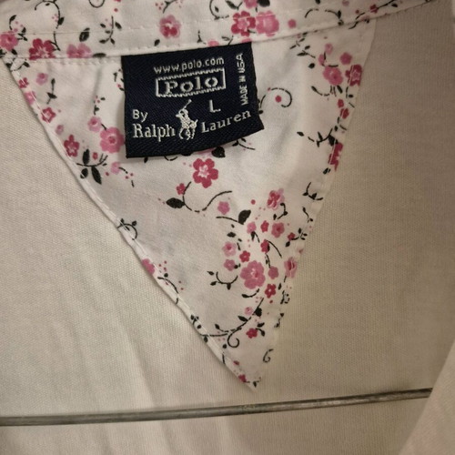 Polo Ralph Lauren women's shirt like new, size S, white with floral detail