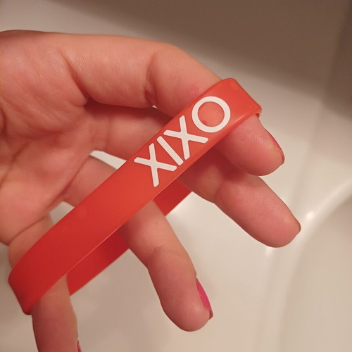 XIXO promotional silicone wristband new, red