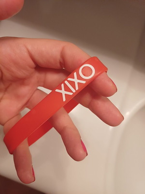 XIXO promotional silicone wristband new, red